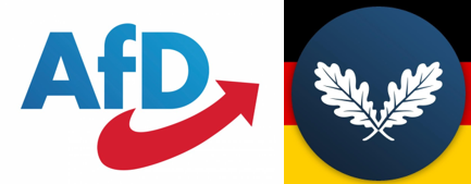 Logos der Partei AfD und ihrer Jugendorganisation Generation Deutschland