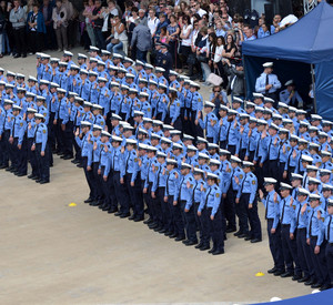 Vereidigung der Polizei-Anwärterinnen und -Anwärter 2017