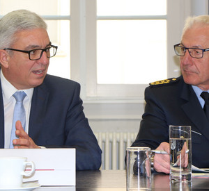 Minister Lewentz und IdP Schmitt