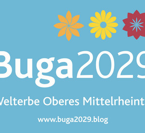 Logo BUGA 2029 im Mittelrheintal