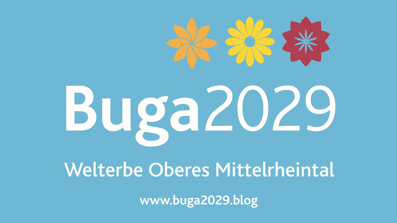 Logo BUGA 2029 im Mittelrheintal