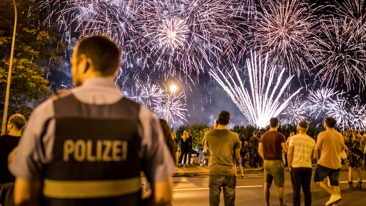 Polizeieinsatz an Silvester (Symbolbild)