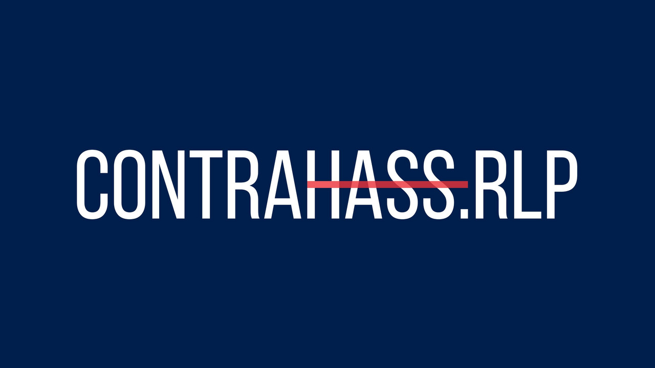 Logo: contraHass.RLP