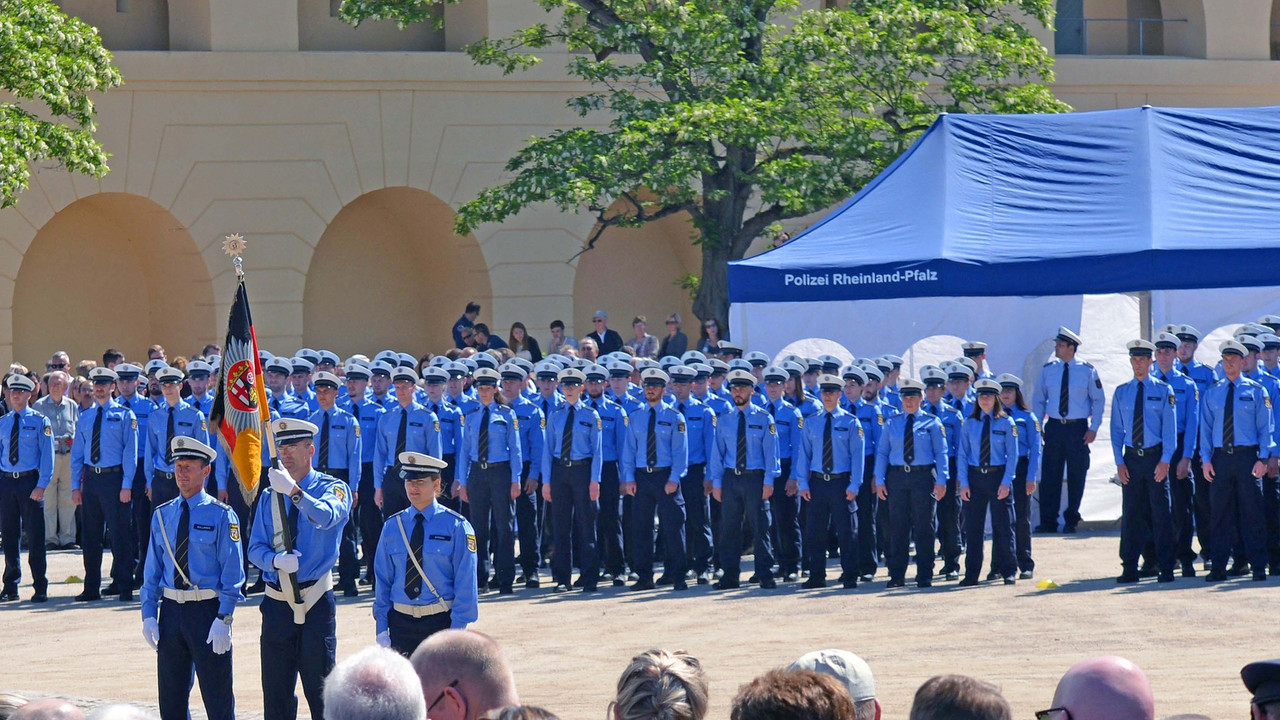 Vereidigung der Polizei-Anwärterinnen und -Anwärter 2017