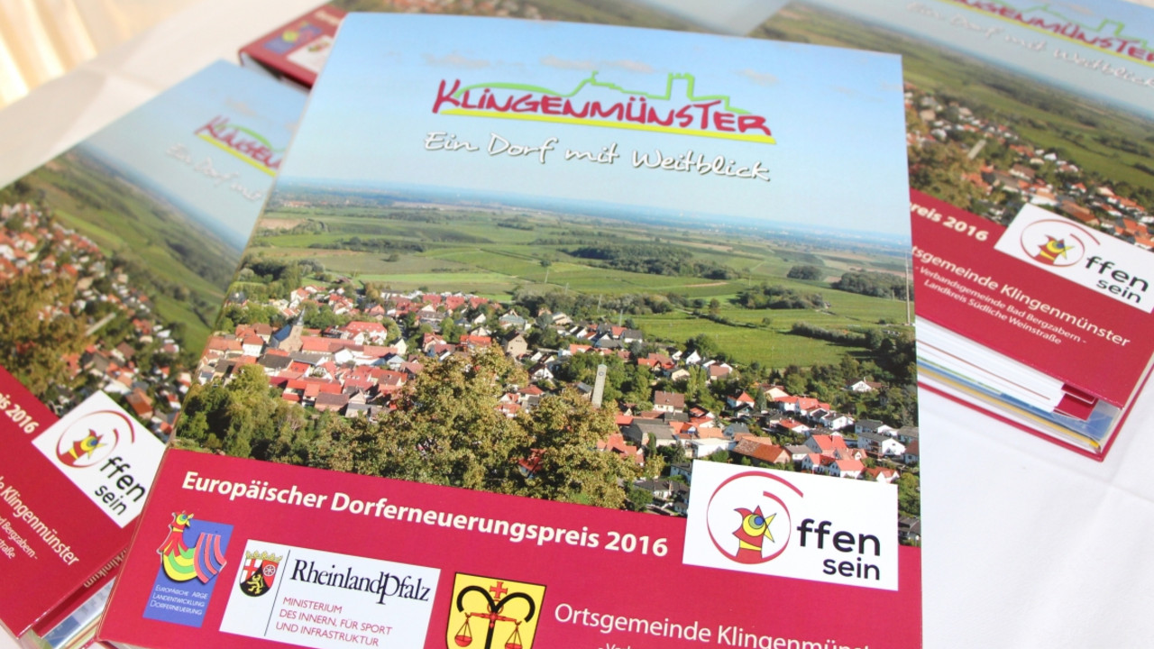 Bewerbungsunterlagen der Gemeinde Klingenmünster