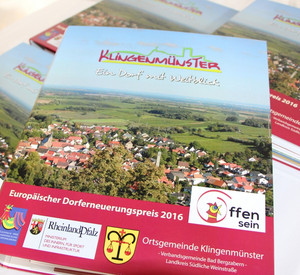Bewerbungsunterlagen der Gemeinde Klingenmünster