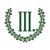 Logo des Dritten Weges zeigt eine römische Drei in Eichenblätterkranz