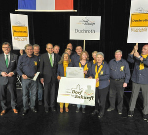 Vertreter der Gemeinde Duchroth bei der Preisverleihung in Berlin