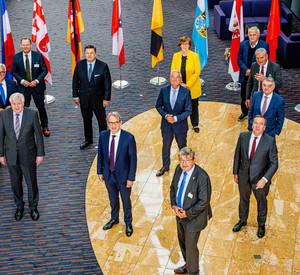 Gruppenbild Innenministerkonferenz 2020 in Erfurt