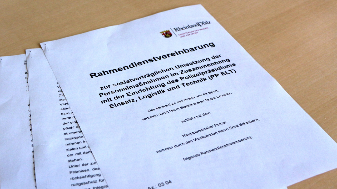 Rahmendienstvereinbarung PP ELT