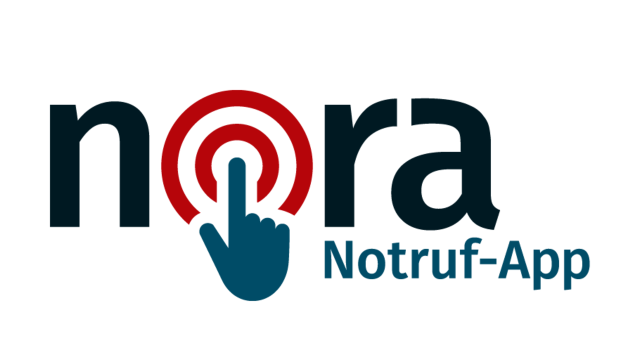 Logo der bundesweiten Notruf-App nora